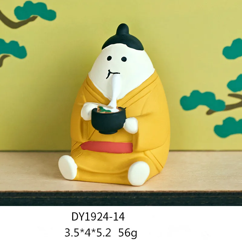 DY1924-14 Японский мультяшный Кот фигурка декоративные резиновые гвоздики украшения миниатюрные фигурки Настольный украшения для дома аксессуары детский подарок - Цвет: DY1924-14