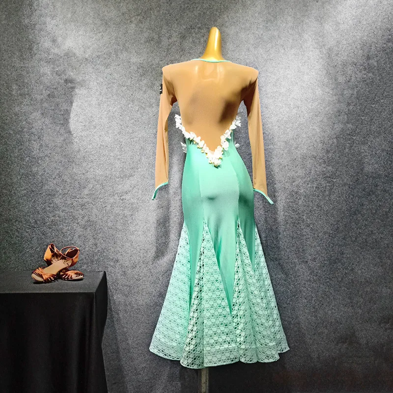 Платье для латиноамериканской бальной комнаты женское платье танцев ликстрот