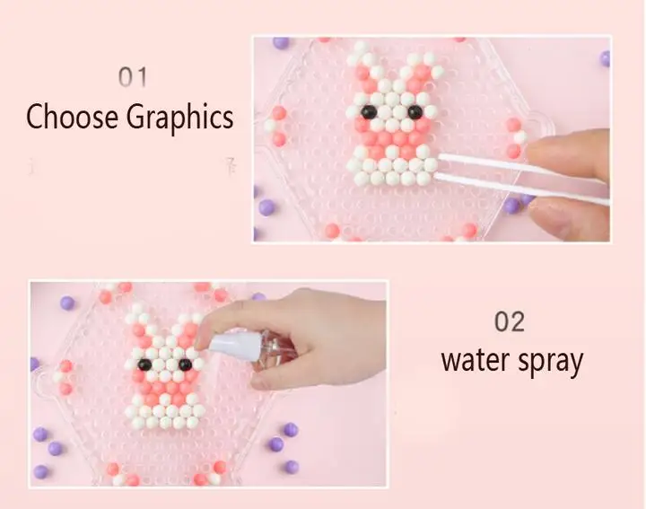 DIY Развивающие головоломки Аква липкие бусины спрей детские игрушки Подарочный костюм