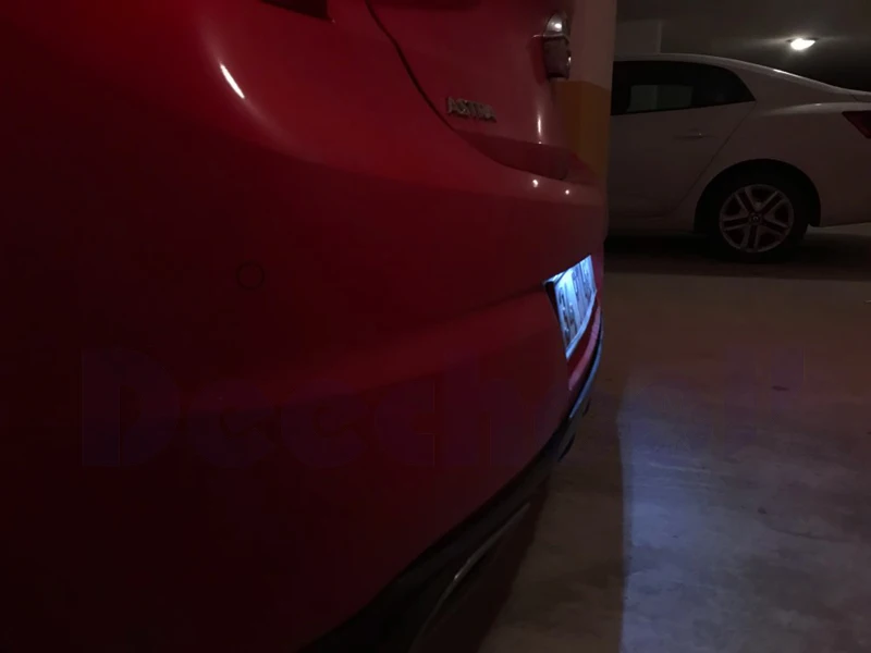 Без ошибок номерные знаки лампы для Vauxhall для Opel Astra K OPC GTC светодиодный интерьер Купол Карта лампы комплект