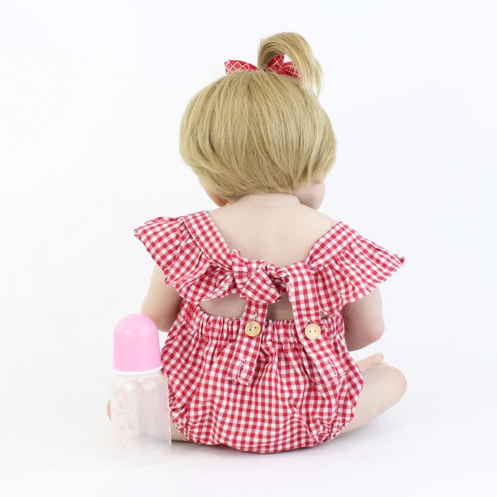 Силиконовая кукла-реборн детская виниловая 55 см | Игрушки и хобби