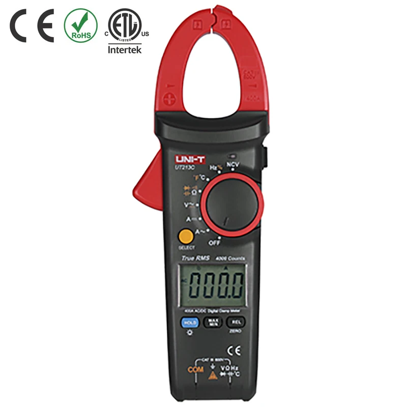 Цифровой зажим-измеритель Φ UT213C 400A | Инструменты
