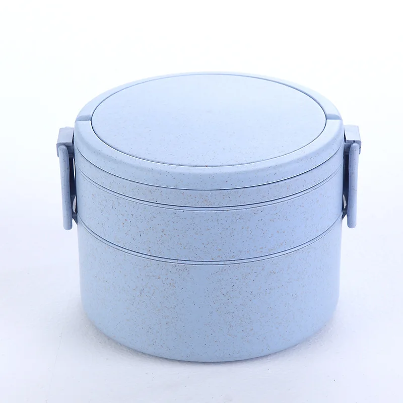 

Double Layer Lunch Box Travel Hiking Office School High Capacity Portable Leakproof Food Container Microwave Heating Bento Box
