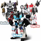 Робот-трансформер Haizhixing 5 в 1, робот-трансформер, модель самолета, игрушка для мальчиков