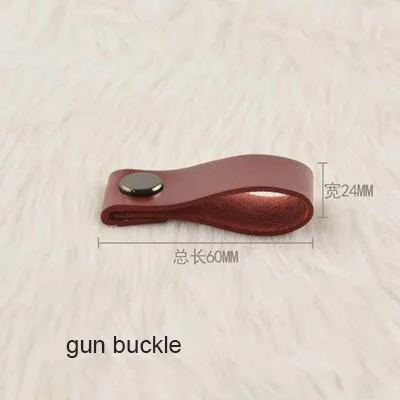 Ручка для кухонного шкафа кожаная ручка винного цвет черный/золотой/серебристый