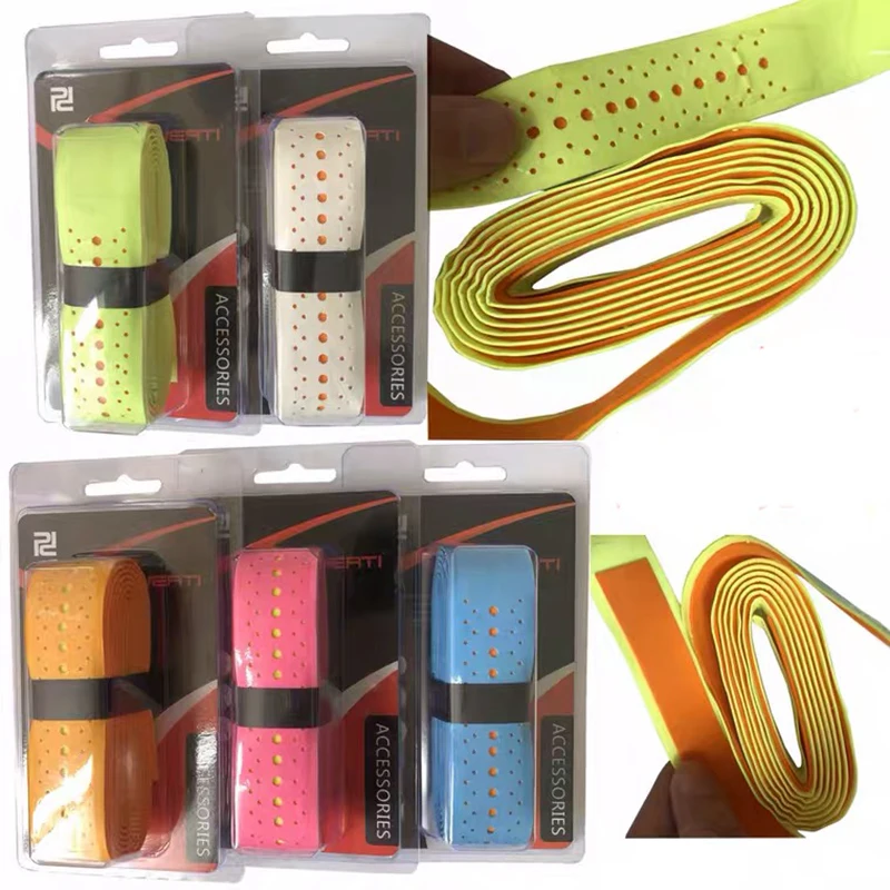 

Powerti Tennis Thickened PU Overgrip 1.8m Sweat Badminton Racket Grip Viscidity Handle Grip Tennis Accessories