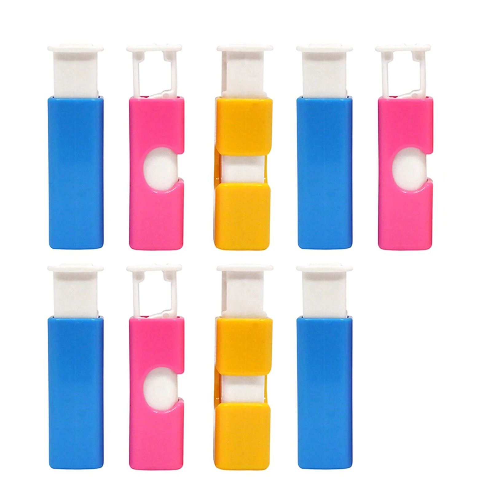 

3/6/9pcs Elastic Button Bread Bag Sealing Clip Plastic Bag Sealer Snack Fresh Food Storage Bag Clip Kitchen Tool LB88