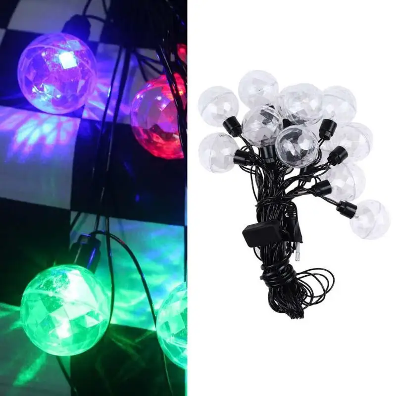 20LED ватный шарик гирлянда для использования вне помещения Гирлянда Свет Валентина Свадьба Новогодняя вечеринка, праздник Декор Спальня сказочные огни