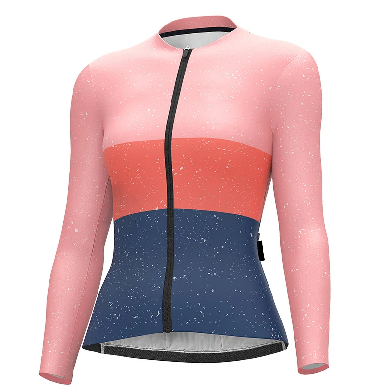 

Summer Women's Cycling Team Long Sleeve Sportswear Quick-Drying Breathable UV Protection Spandex Ciclismo Feminina Clothes