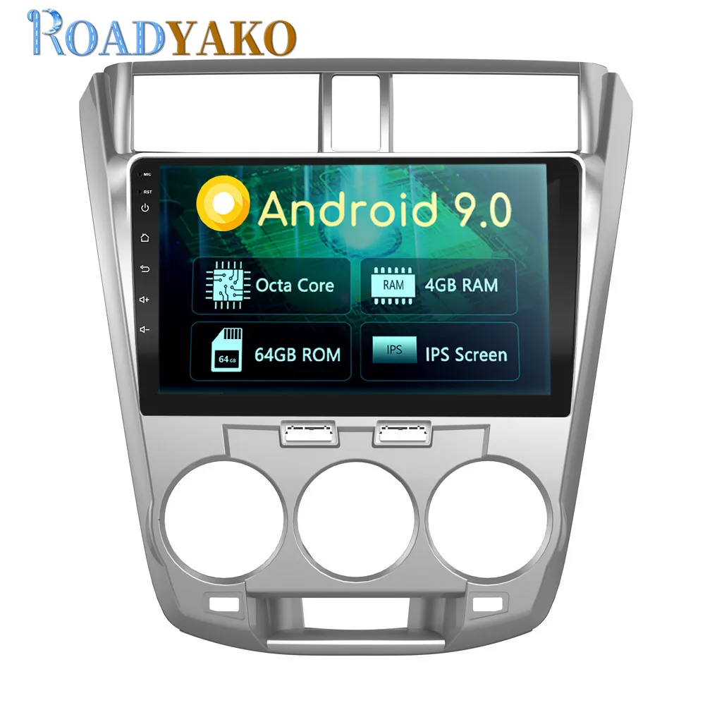 Автомагнитола 2 Din 10 1 дюйма Android для Honda CITY 2008 2013|Автомагнитолы| |