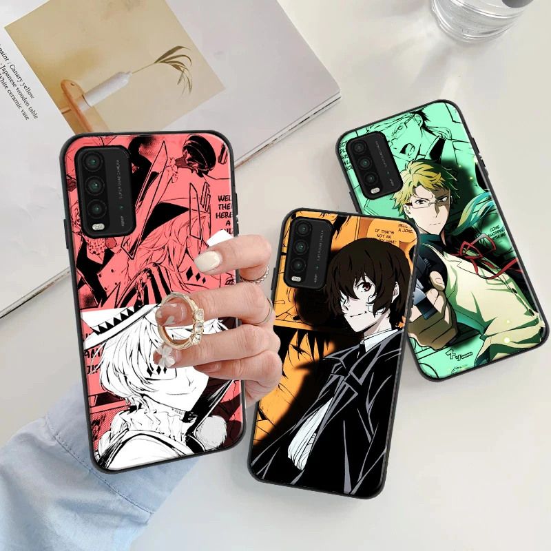 

Bungo Stray Dog Anime Silicone Case Coque For Xiaomi Redmi 9A 9 9i 9AT 9T 9A 9C Note 9 9T 9S 9 Pro Max Back Cover Funda Capa