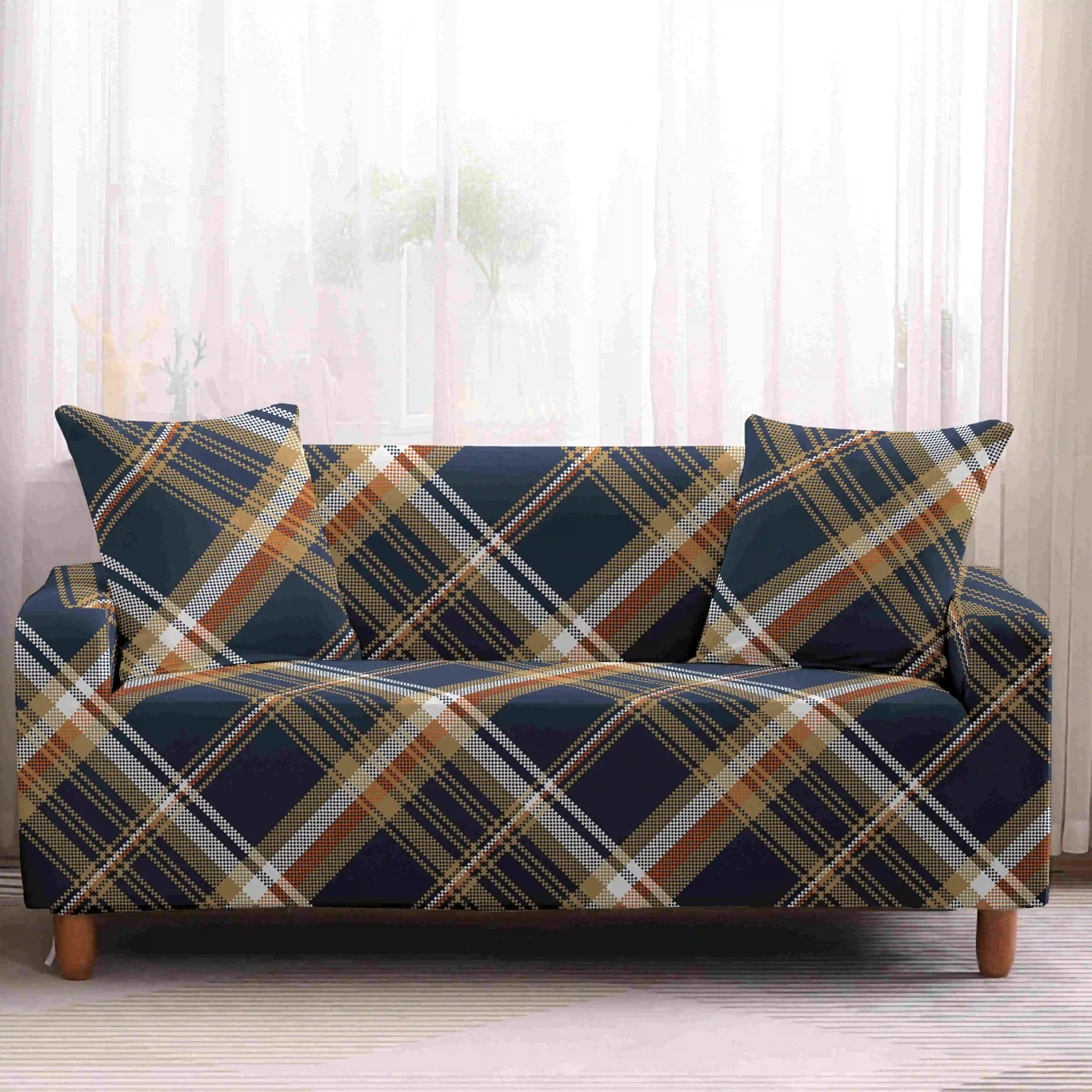 Чехол Homesky с геометрическим рисунком плед-чехол для дивана плотно закрытый