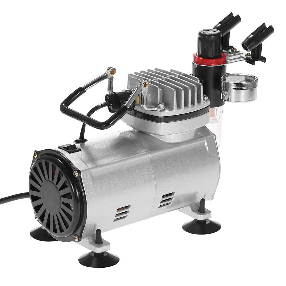 

Professional Dual Action 3 Airbrush Kit With Air Compressor Dual-Action Hobby Spray Air Brush Set Tattoo Nail Art Paint
