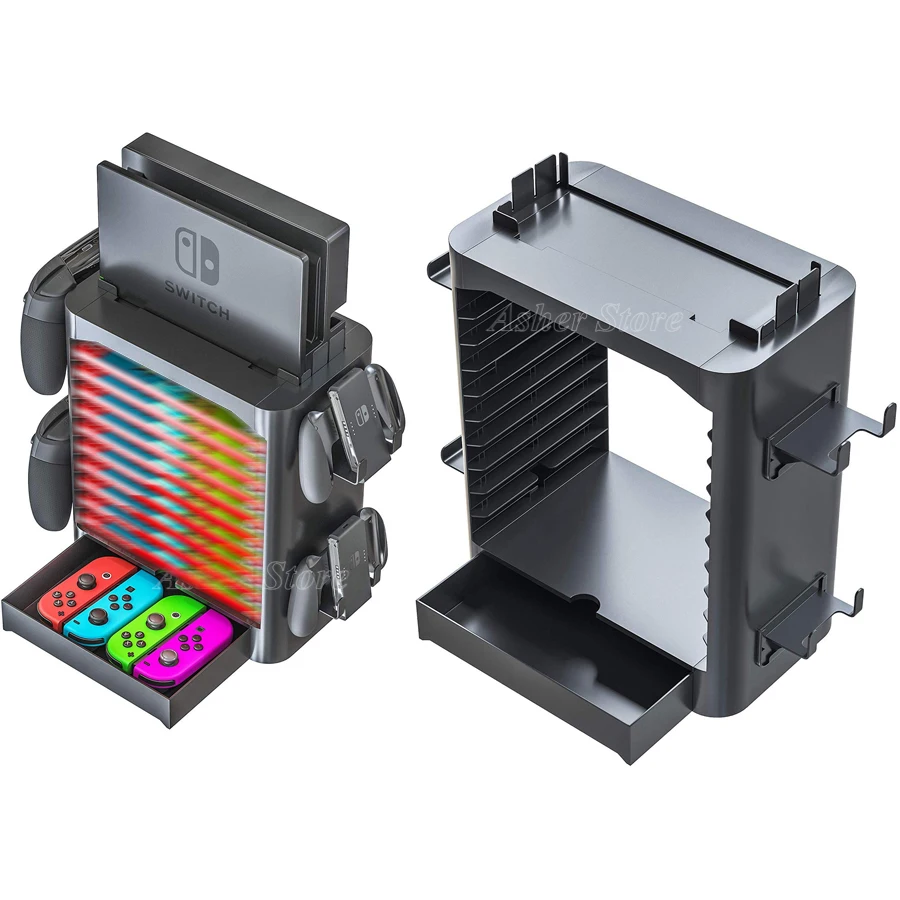 Игровые аксессуары хранение башня штабелируемые игры диск стойка контроллер