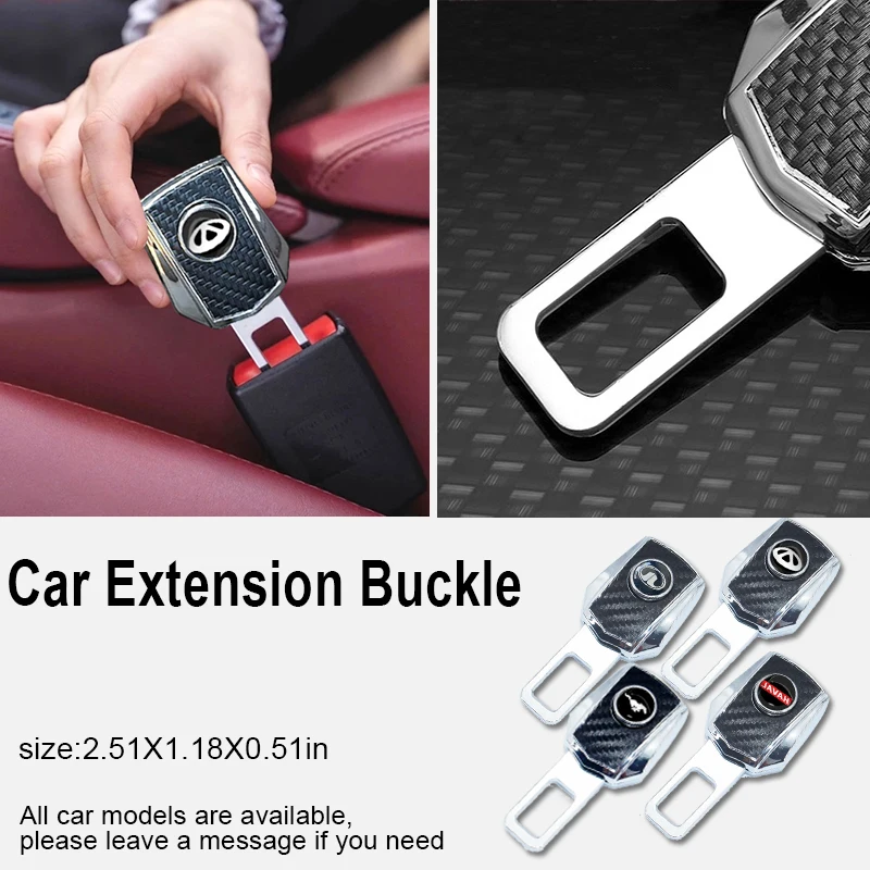 

1pcs Car Black Seat Belt Extension Buckle Metal for Seats Leon 5f 6l 1p Fr Ibiza 6j Mk1 Mk2 Mk3 Altea Alhambra Car Accessories