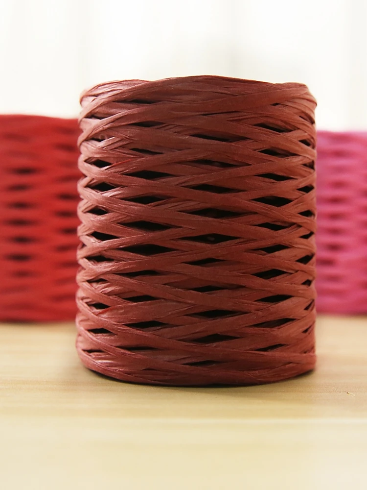 200 метров бумажная трава 2 3 мм соломенный материал sunhood пряжа для ручного вязания