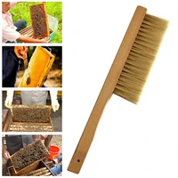 beekeeping tools two rows of horse tail hair wood wasp sweep brush new bee brush garden tools beekeeping equipment