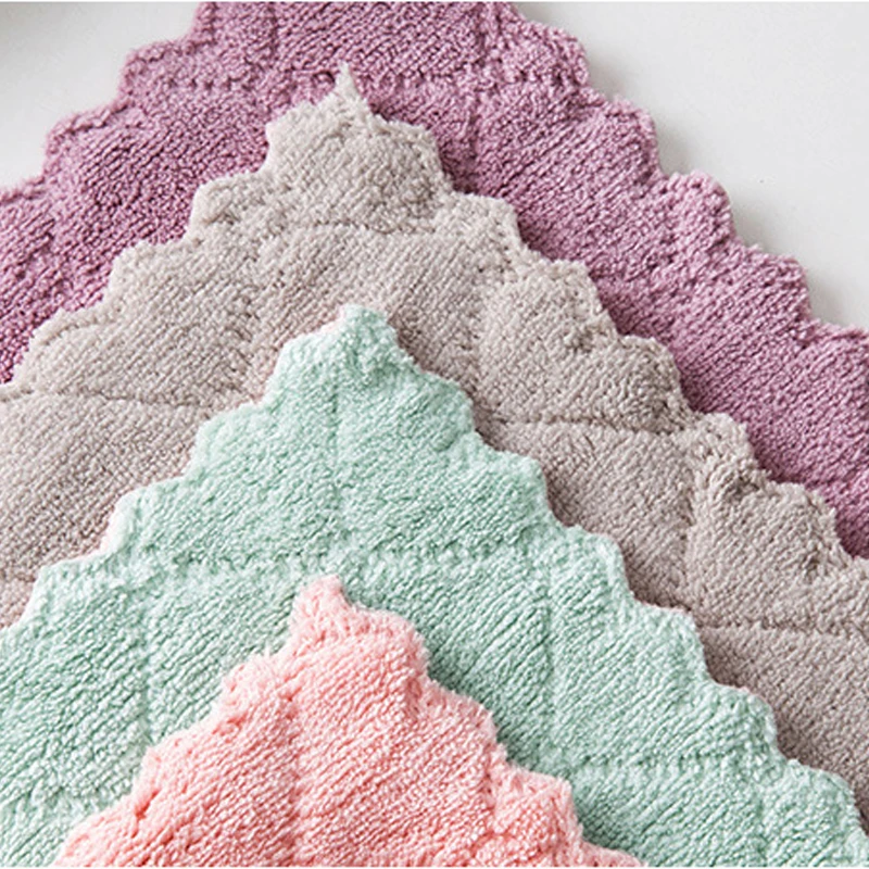 1/10 шт. супервпитывающая ткань из микрофибры для кухонных блюд|Чистящие салфетки|