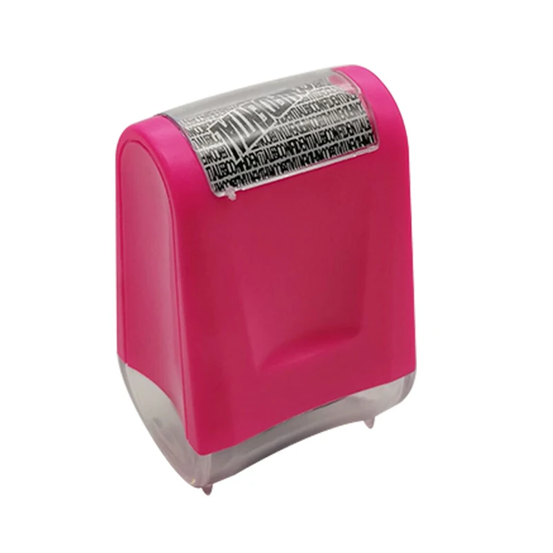 

Roller Identity Theft Protection Stamp for Guarding Your ID Privacy Confidential Data QJS Shop