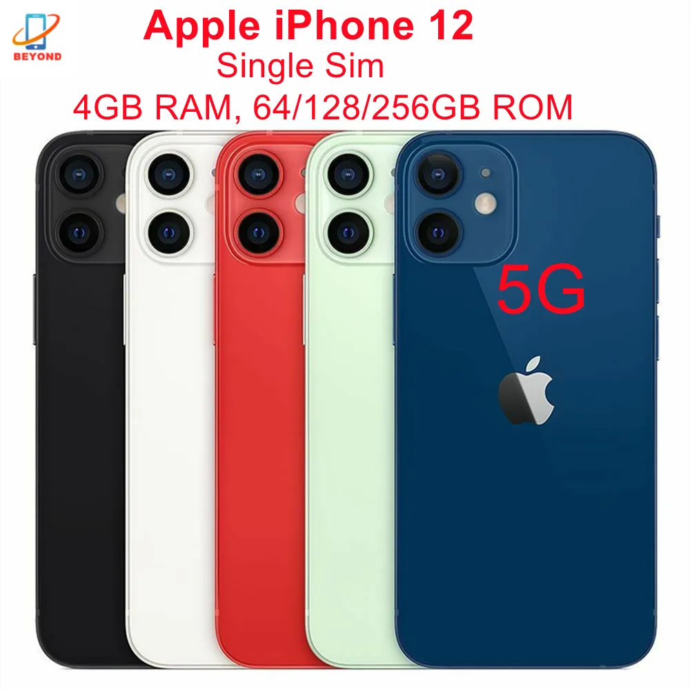 Apple iPhone 12 6 1 &quotразблокированный RAM 4GB ROM 64/128/256 ГБ A14 бионические приманки для рыбной