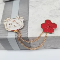 enamel lapel pin metal clothes badge cute cat brooch jacket hat backpack jewelry decoration accessories gift for kidsfriends