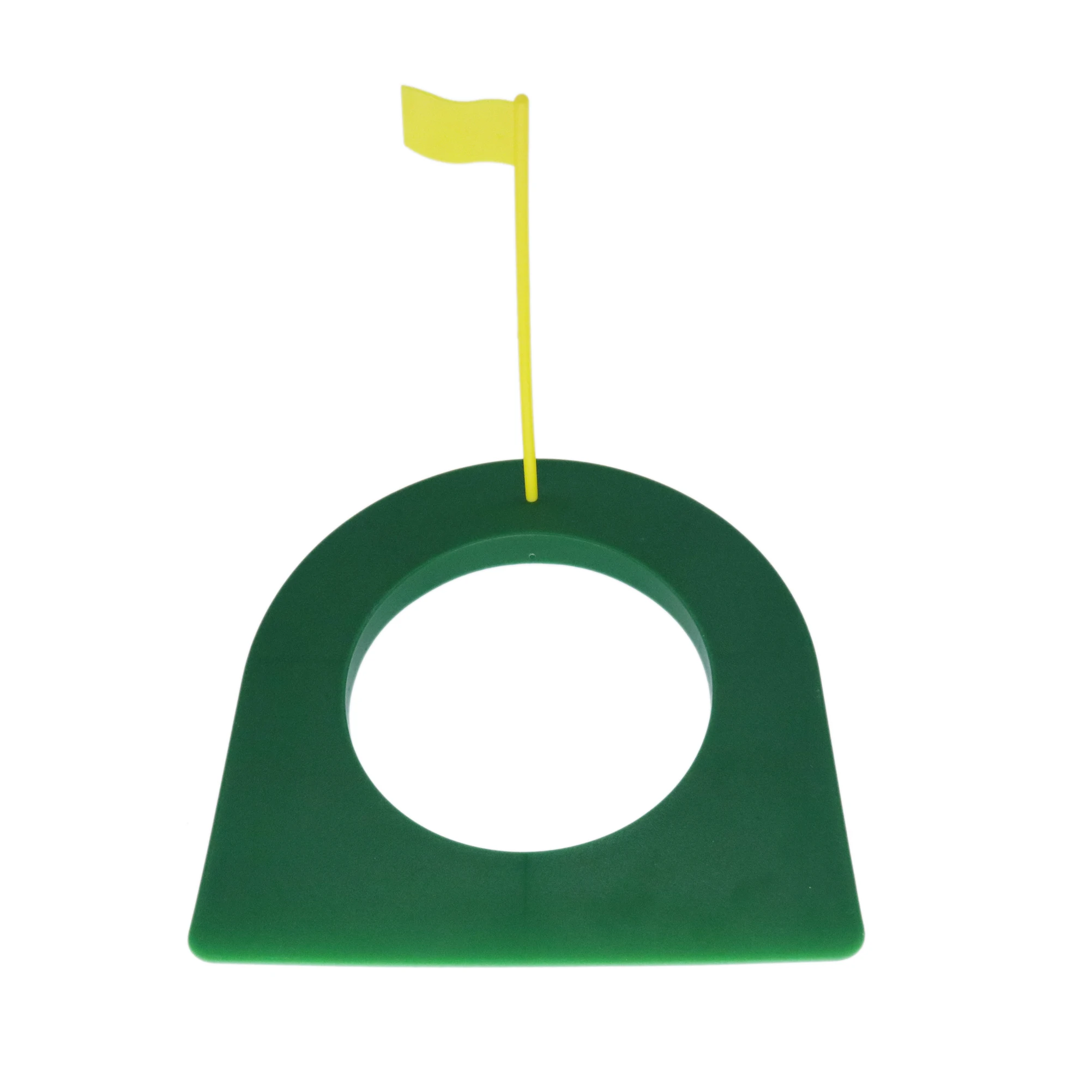 

Golf Putting Cup golf In/Outdoor Regulation Putting Cup Hole Putter Practice Trainer Flag Aid Green and yellow