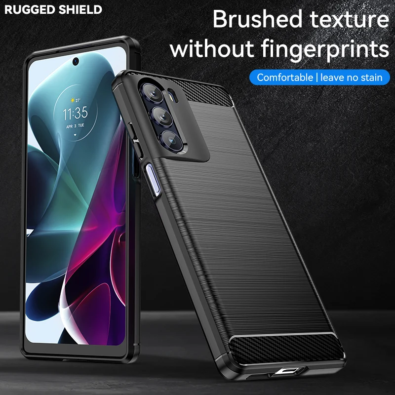 For Motorola Edge S30 Case Cover for Motorola Moto Edge S30 Cover Soft Shell Coque Fundas Capa Silicon Business Style Phone Case