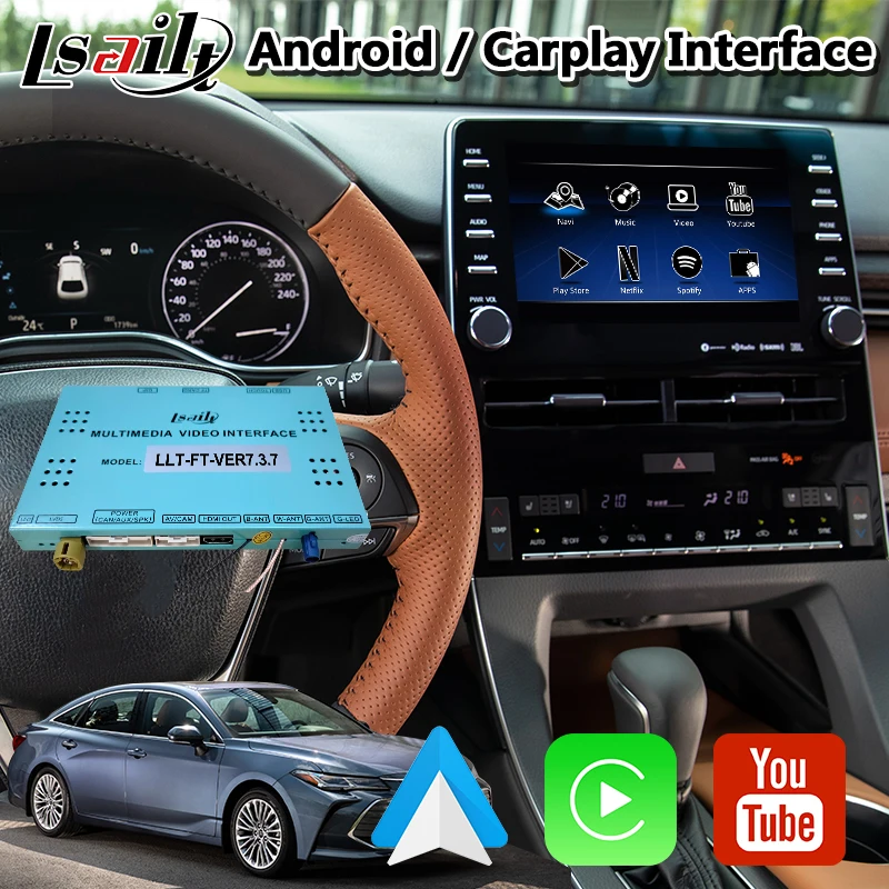 Мультимедийная видеокарта для Android интерфейсная коробка Toyota Avalon Panasonic Pioneer Fujitsu 2018