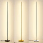 Nordic Минималистский светодиодный торшеры Творческий подставка Лампы для Гостиная светодиодный черный металл Luminaria торшер Lampara