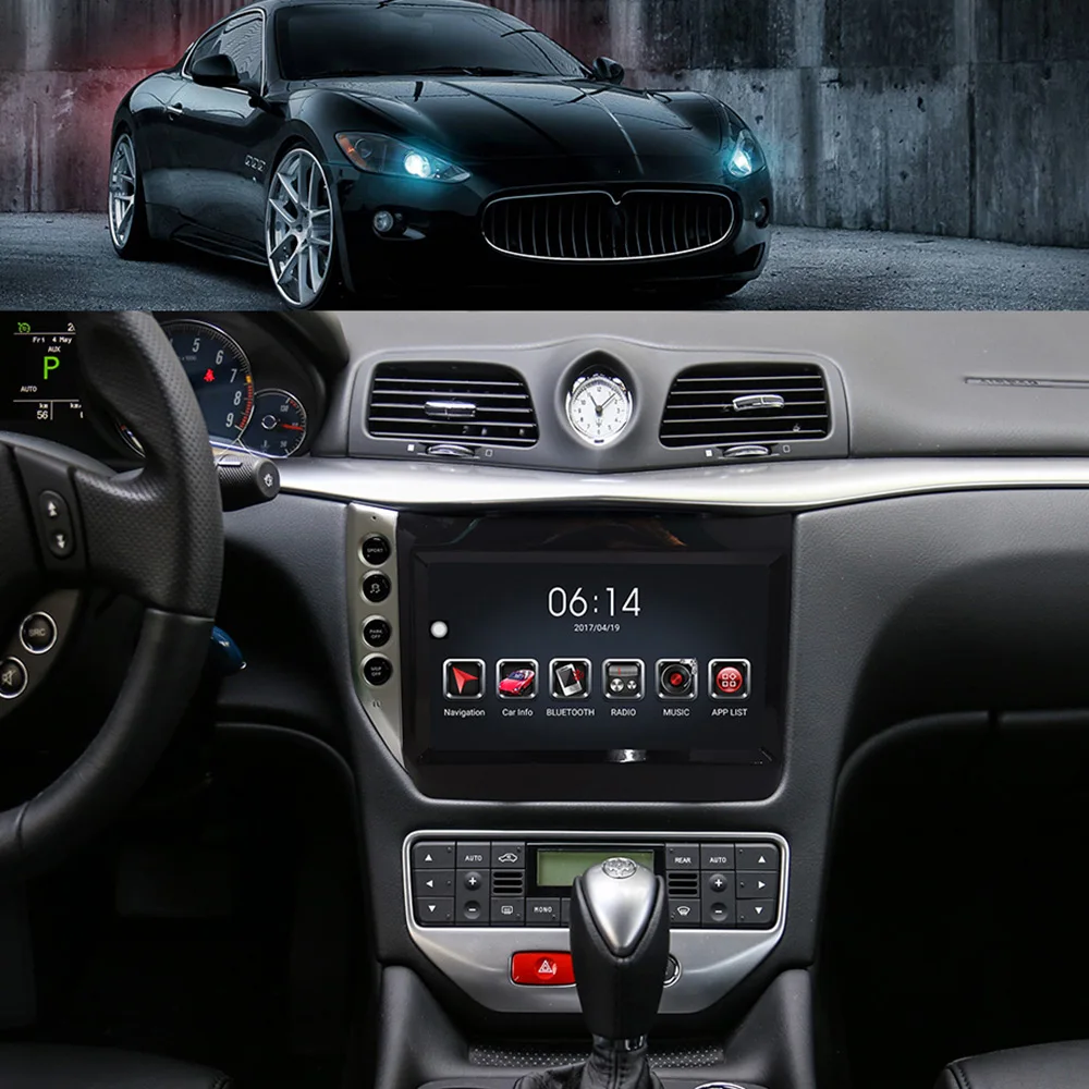 

128G For Maserati GranTurismo GT GC 2007 - 2019 Android 11 Screen Car Radio Tape Recorder Multimedia Player GPS Navigation