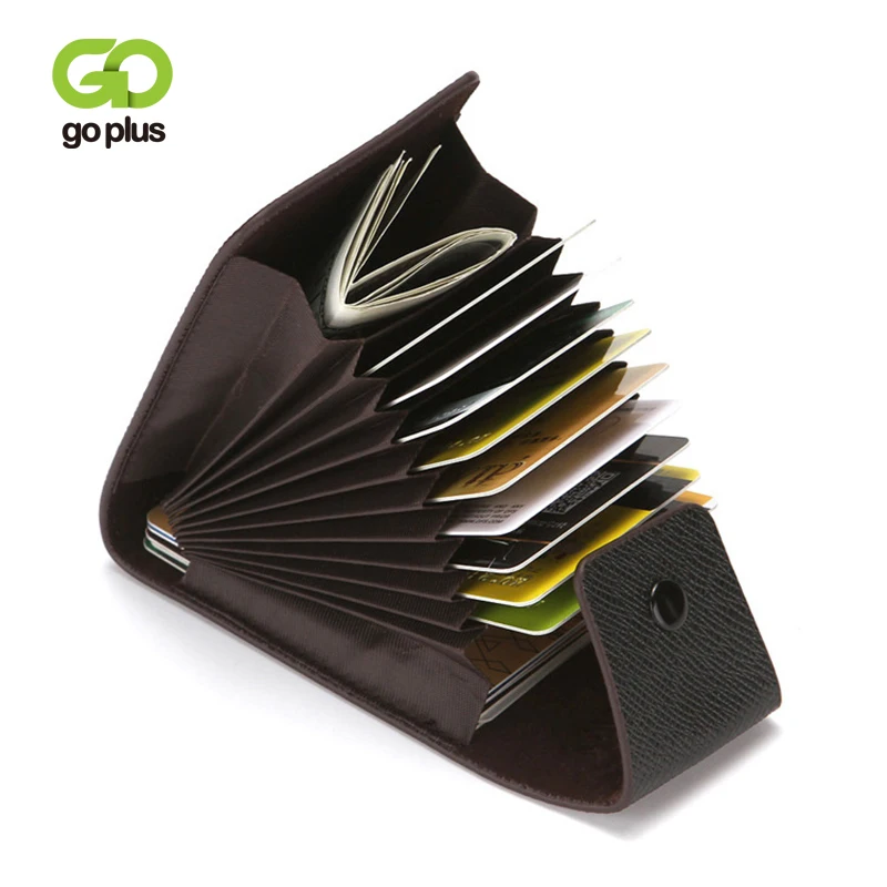 

GOPLUS Luxury Brand Business Leather Men Wallets 2021 New Zipper Short Desigh Card Holder Credit Bank Card PU Male Purses