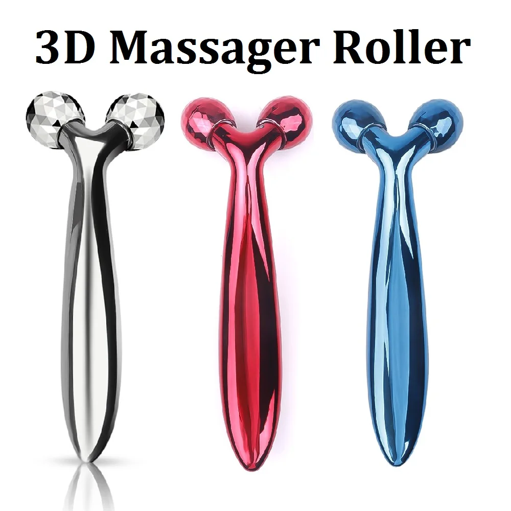 Массажер роликовый Y-образный Портативный вращающийся на 360 градусов для