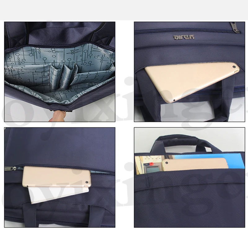 OYIXINGER Men's Business Briefcase For Lenovo Dell Acer 15.6 INCH Laptop Bag Computer Handbag Large Durable Travel Shoulder Bags