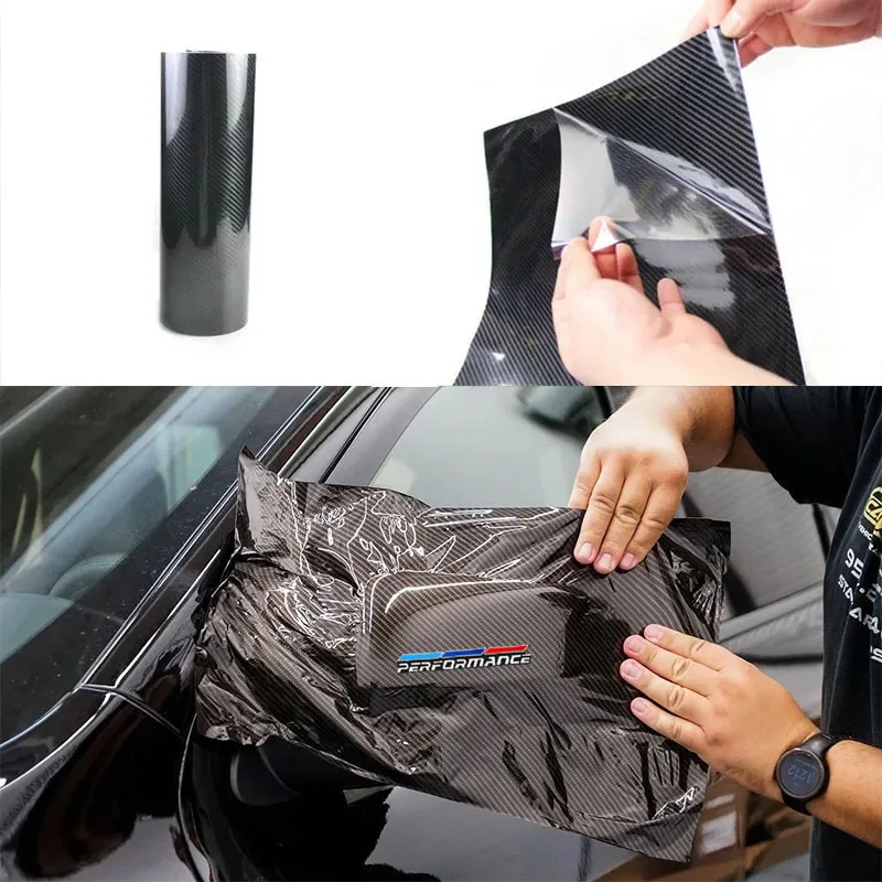 5D углеродного волокна автомобиля Стикеры пленка для творчества BMW M