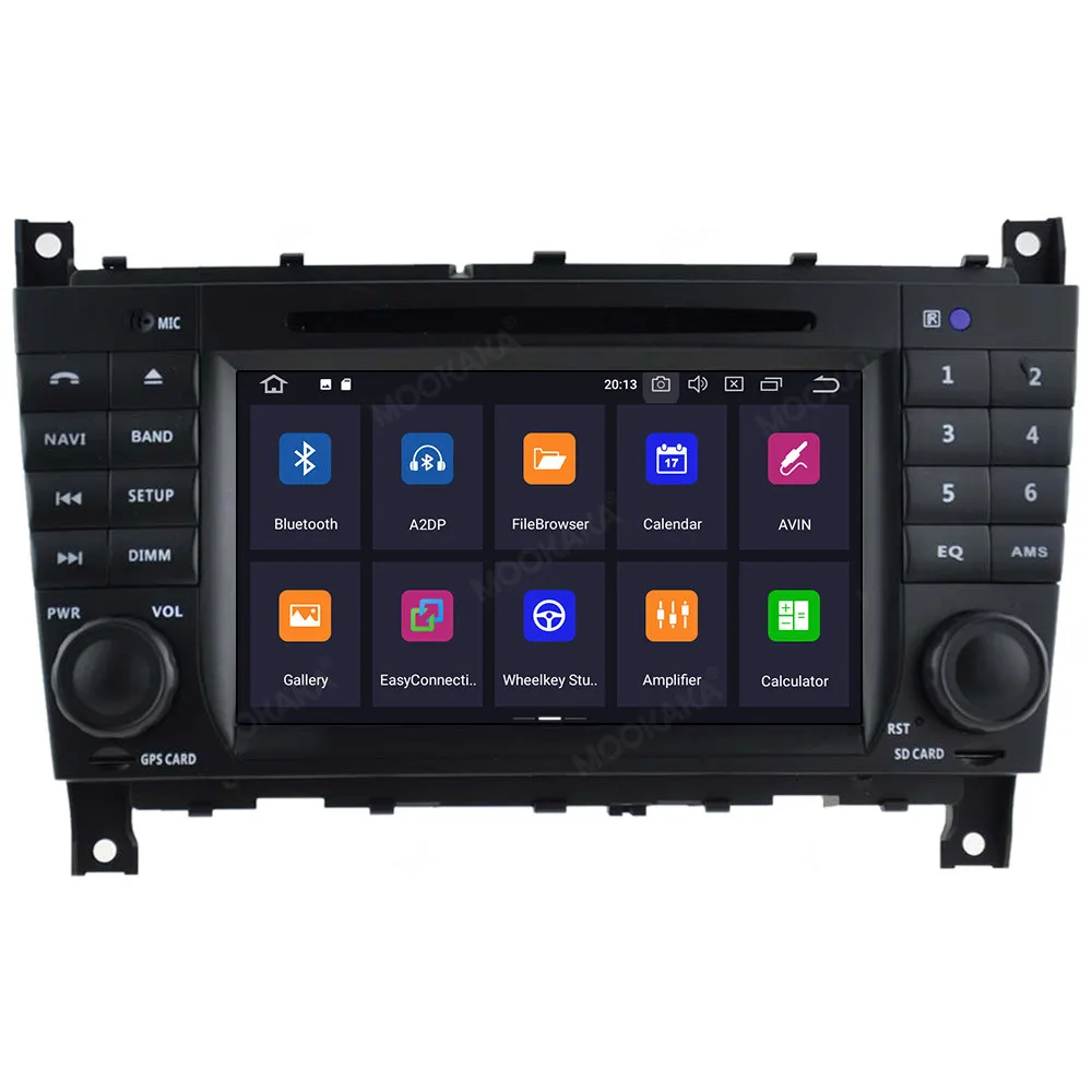 Автомобильный радиоприемник на Android 10 0 4 + 64 ГБ GPS-навигация для Benz C-Class W203 2004-2007