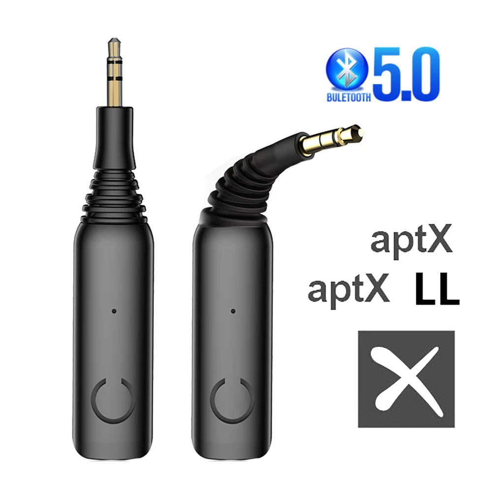 Bluetooth 5,0 приемник APTX LL 3,5 мм разъем Aux беспроводной адаптер Музыкальный Микрофон для динамика MP3 автомобиля RCA 3,5 Bluetooth аудио передатчик