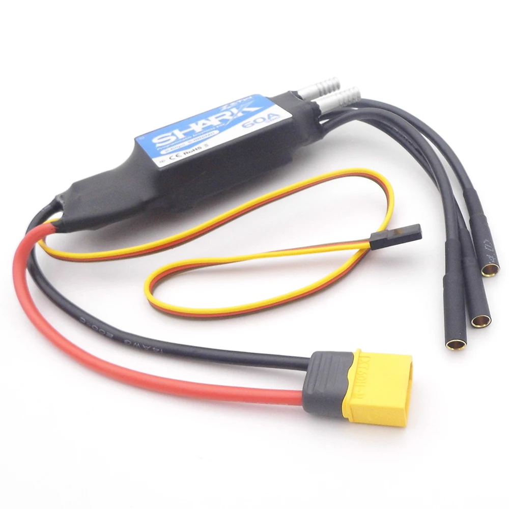 

4S 6S 60A ESC Water Cooling Speed Controller Brushless Motor ESC 5V/3A BEC for RC Boat Marine Speed MONO CAT Yacht ROV