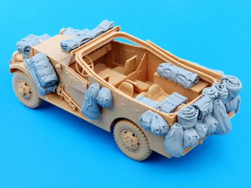 

Набор автомобильных аксессуаров (без автомобиля) M3A1, 1/35 дюйма, неокрашенный, фигурка из смолы набор миниатюрных моделей