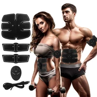 ems muscle trainer stimulator abdominal abs usb chargable waist trainer fitness shaping patch weight loss body slimming massager