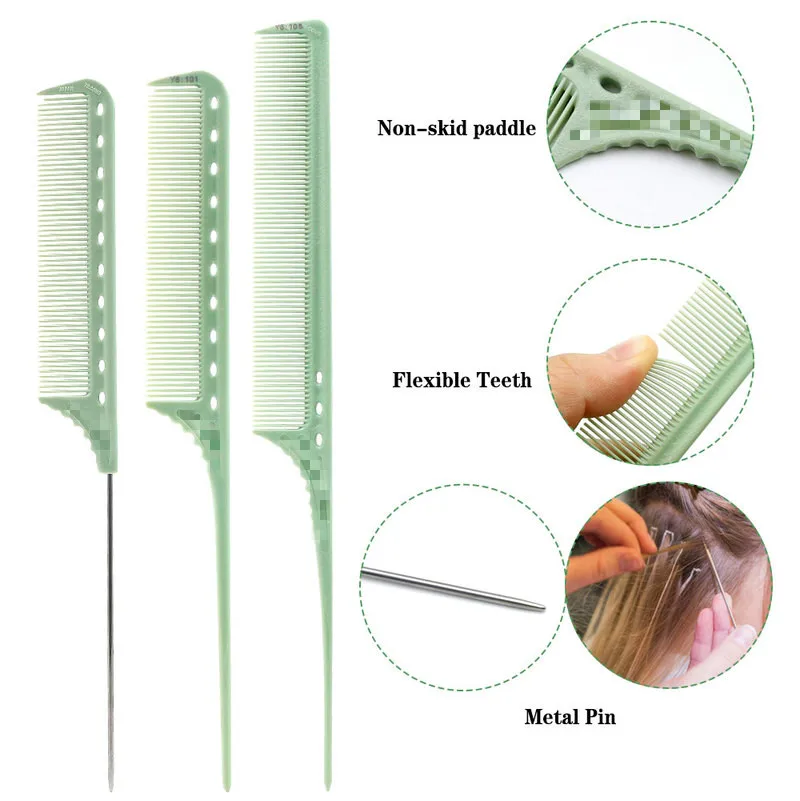 10 типов профессиональной парикмахерской Расческа для стрижки серии Y6 гребень из