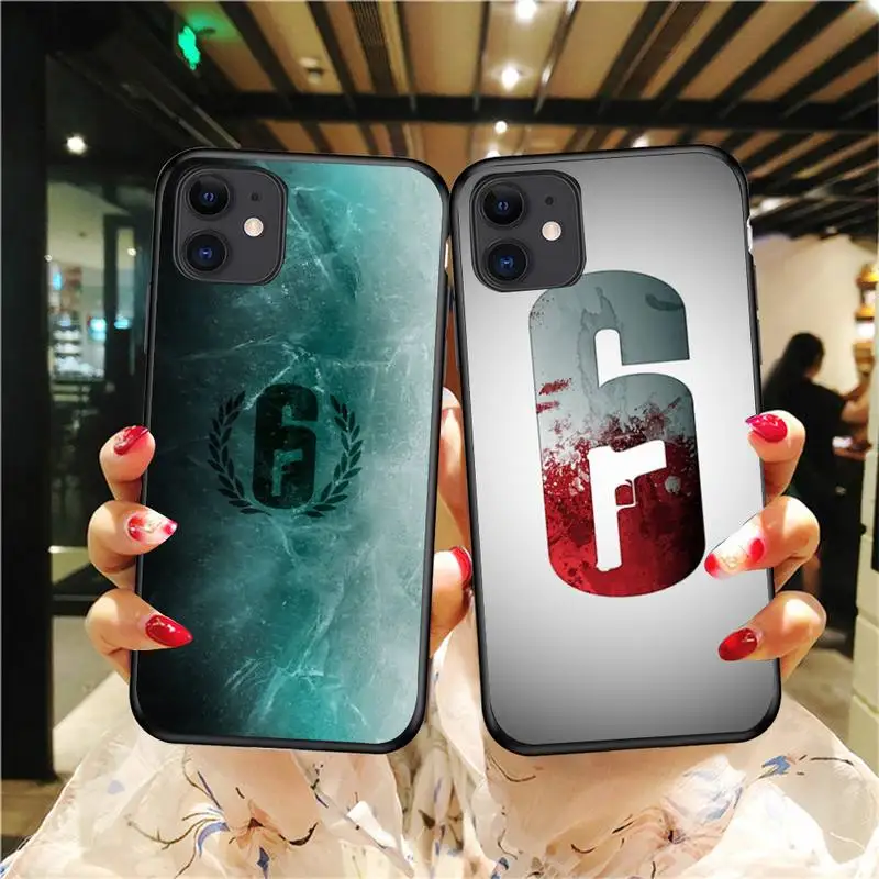 

Rainbow Six Siege Phone Case For Iphone 5 5S SE 6 6s 7 8 plus X Xr XS 11 12 Mini Pro Max Cover Fundas Coque