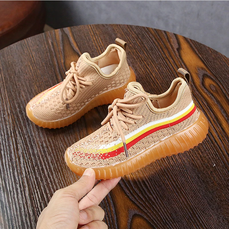 Детская повседневная обувь для мальчиков и девочек дышащая слип подходит 1 2 4 11 12