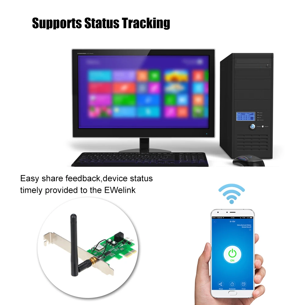EWeLink пульт дистанционного управления для компьютера беспроводной WIFI