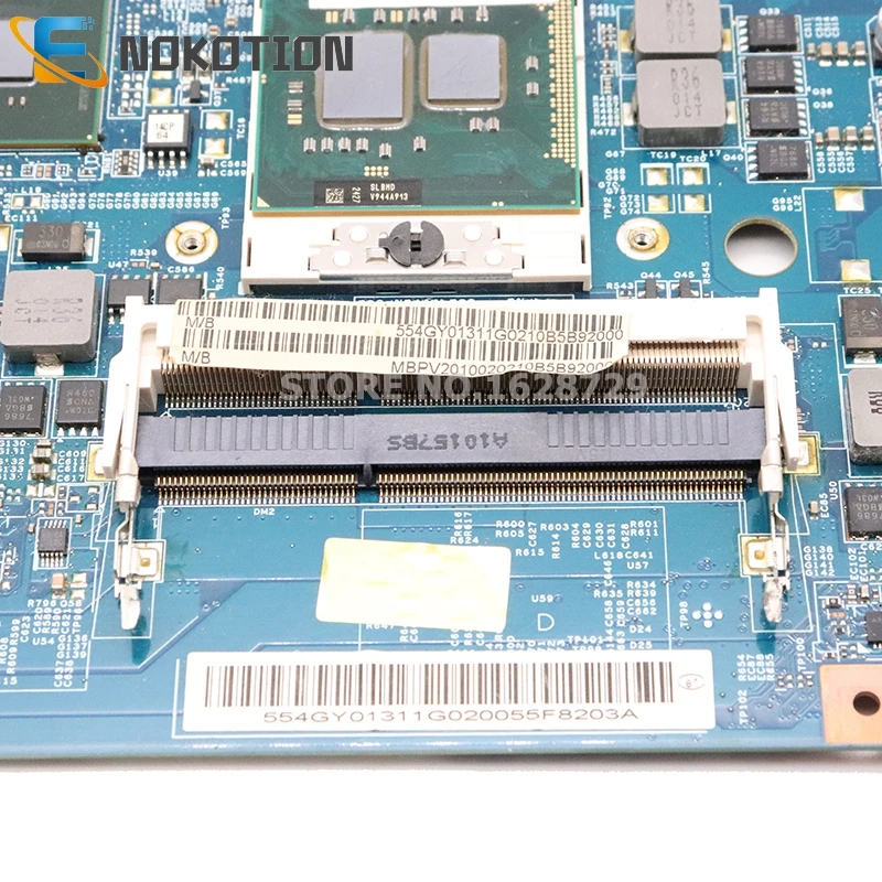 NOKOTION материнская плата для ноутбука acer aspire 4741 4741G HM55 DDR3 GT330M 1 ГБ Бесплатный процессор JE40-CP MB 48.4GY02.021 MBPV201002