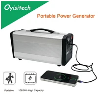 portable power station 1065wh lithium battery solar generator charge ups battery supply 110v 220v ac outlet power bank