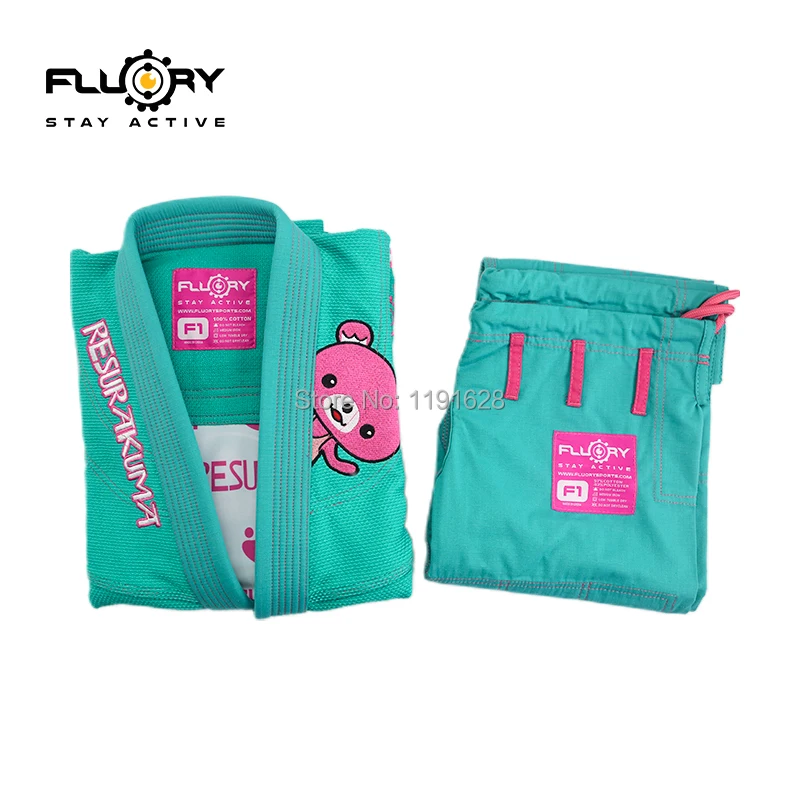 Женская Вышивка медведя FLUORY бразильский джиу джитсу| |