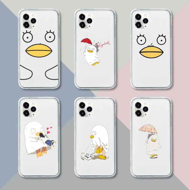 

Gintama Mr. Raindrop cute Phone Case Transparent soft For iphone 12 11 13 7 8 6 s plus x xs xr pro max mini