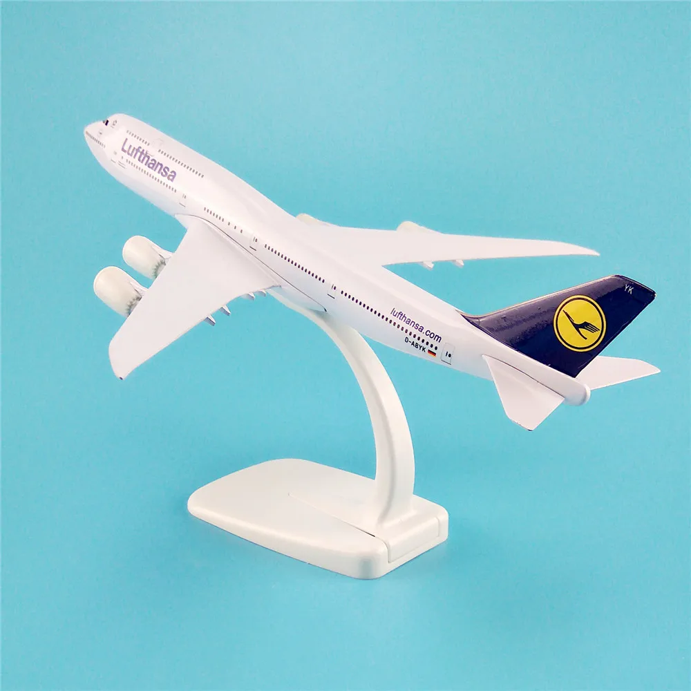 20 см модель самолета из металлического сплава немецкий Air Lufthansa Airways Boeing 747 B747 400