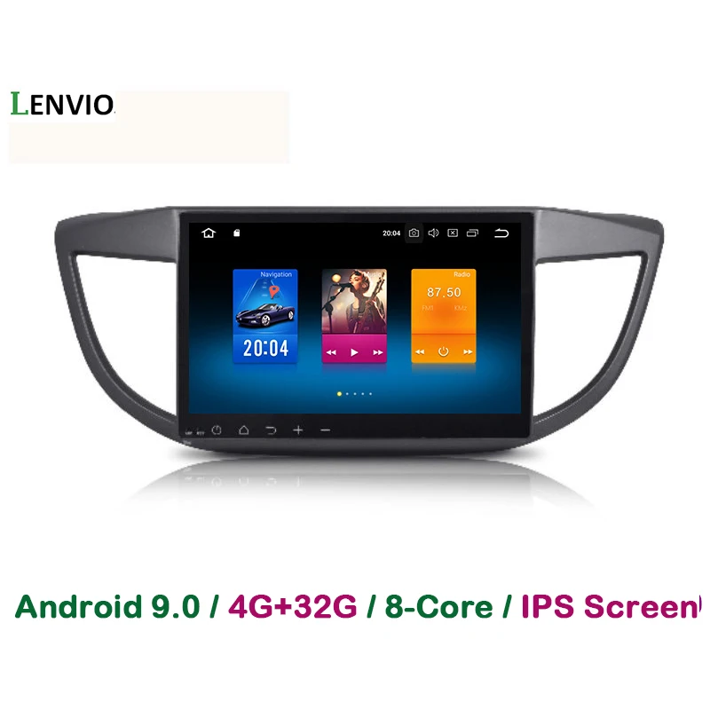 Автомобильный DVD плеер Lenvio 4 Гб ОЗУ 32 ПЗУ Восьмиядерный процессор Android 9 0 для Honda CRV