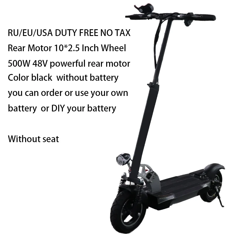 B 48V500W noBattery 100 км Расстояние 48 в 500 Вт Электрический скутер двигатель Patinete Электрический Adulto складной самокат электрический скейтборд - Цвет: B 48V500W noBattery